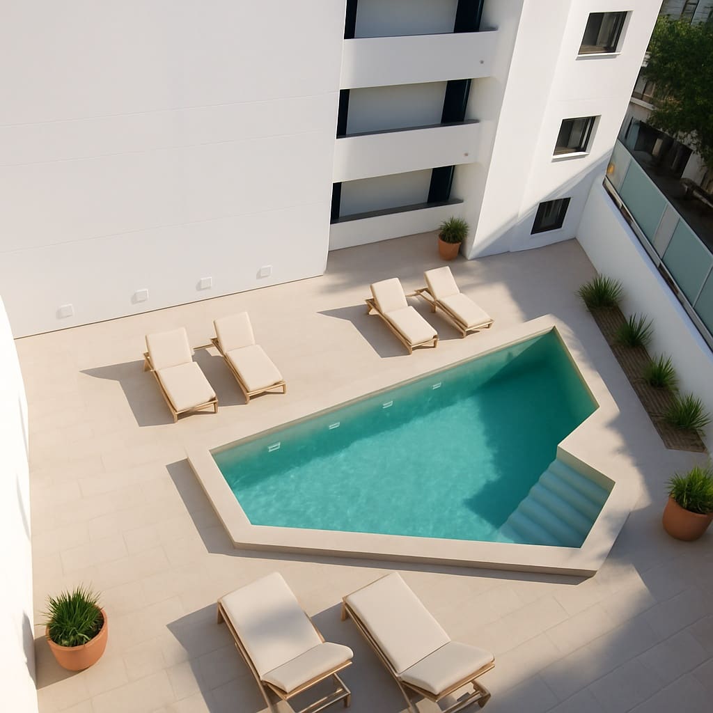 2 soveværelse Lejlighed til salg i Cala Gracio med swimmingpool - € 500.000 (Ref: 9236922)