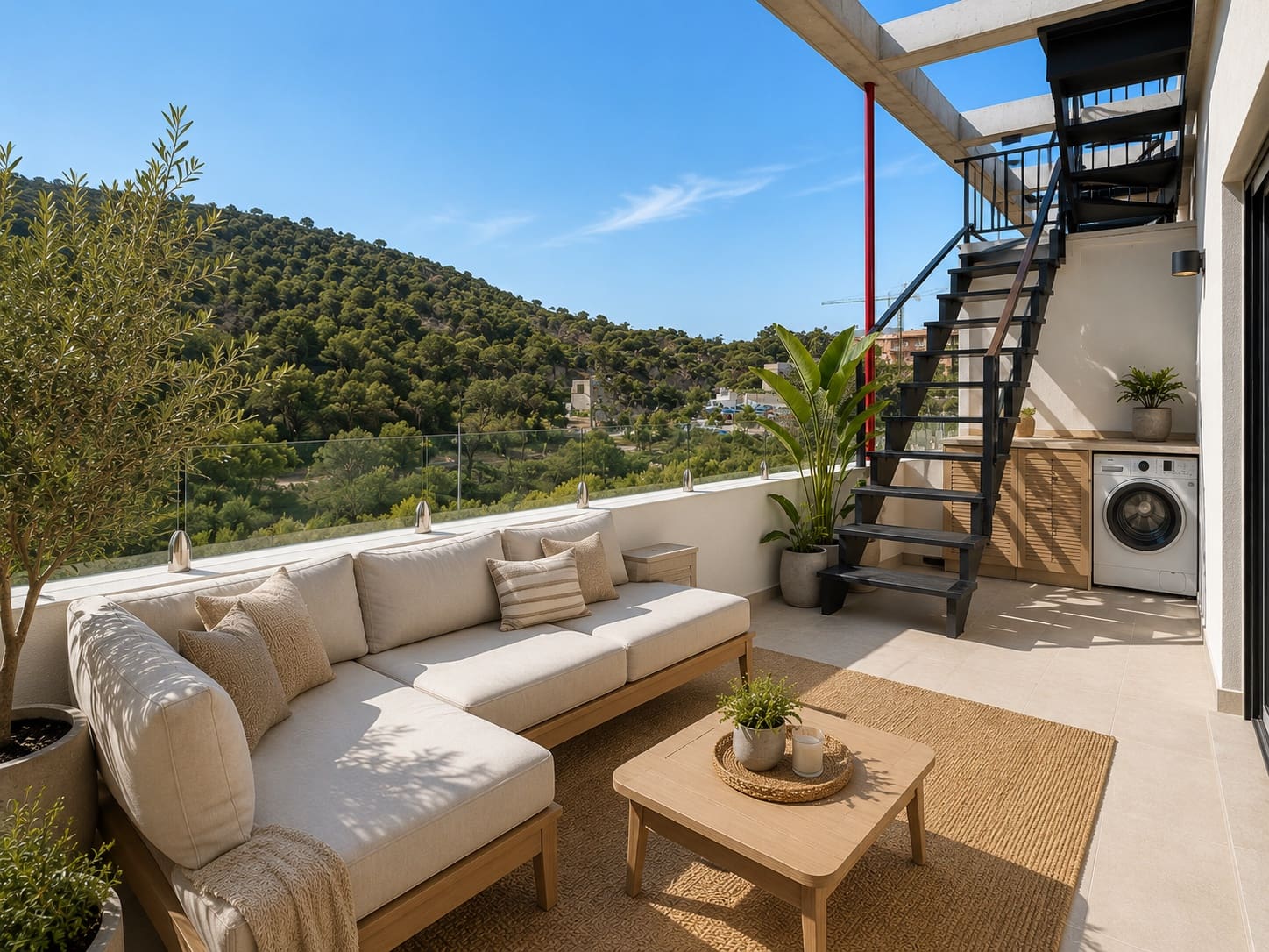 2 Zimmer Penthouse zu verkaufen in Cala Gracio mit Pool Garage - 600.000 € (Ref: 9825328)