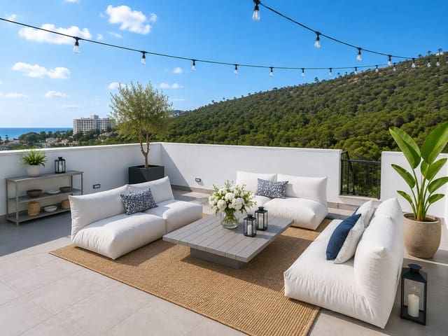 2 Zimmer Penthouse zu verkaufen in Cala Gracio, Sant Antoni de Portmany mit Pool Garage - 600.000 € (Ref: 9825328)
