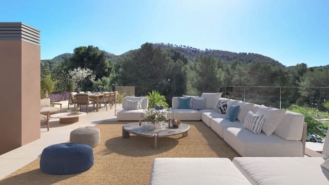 3 soveværelse Semi-Rækkehus til salg i San Miguel / Sant Miquel de Balansat, Sant Joan de Labritja med swimmingpool garage - € 1.595.000 (Ref: 9858124)