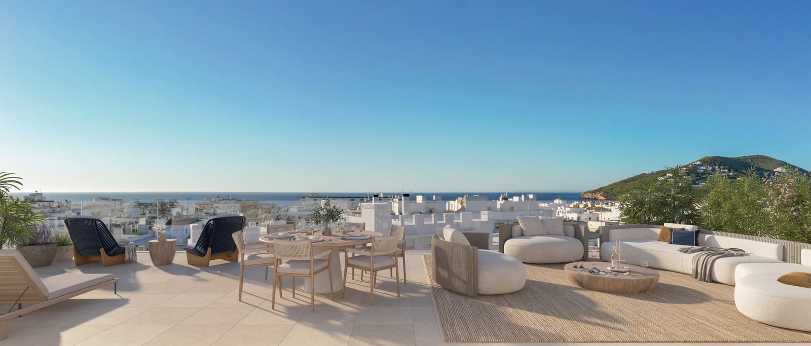 2 bedroom Penthouse for sale in Santa Eulalia / Santa Eularia with pool garage - € 1,295,000 (Ref: 9858126)