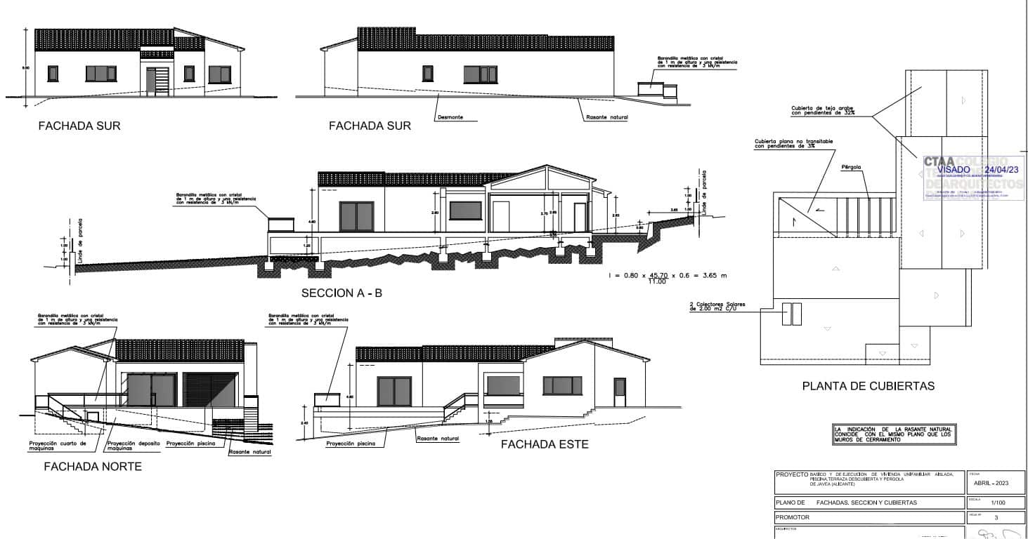 3 bedroom Villa for sale in Javea / Xabia with pool - € 1,190,000 (Ref: 9270215)
