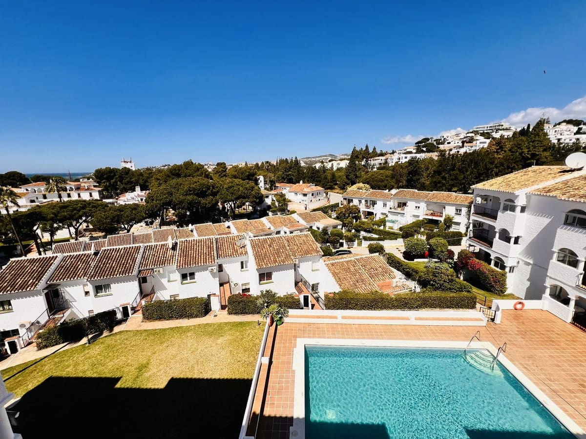 2 soveværelse Penthouse til leje i Mijas med swimmingpool - € 1.650 (Ref: 10165487)