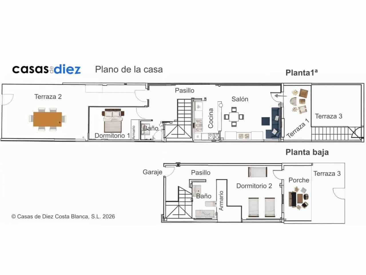 2 quarto Apartamento para venda em Oliva Nova com piscina garagem - 239 500 € (Ref: 10006132)