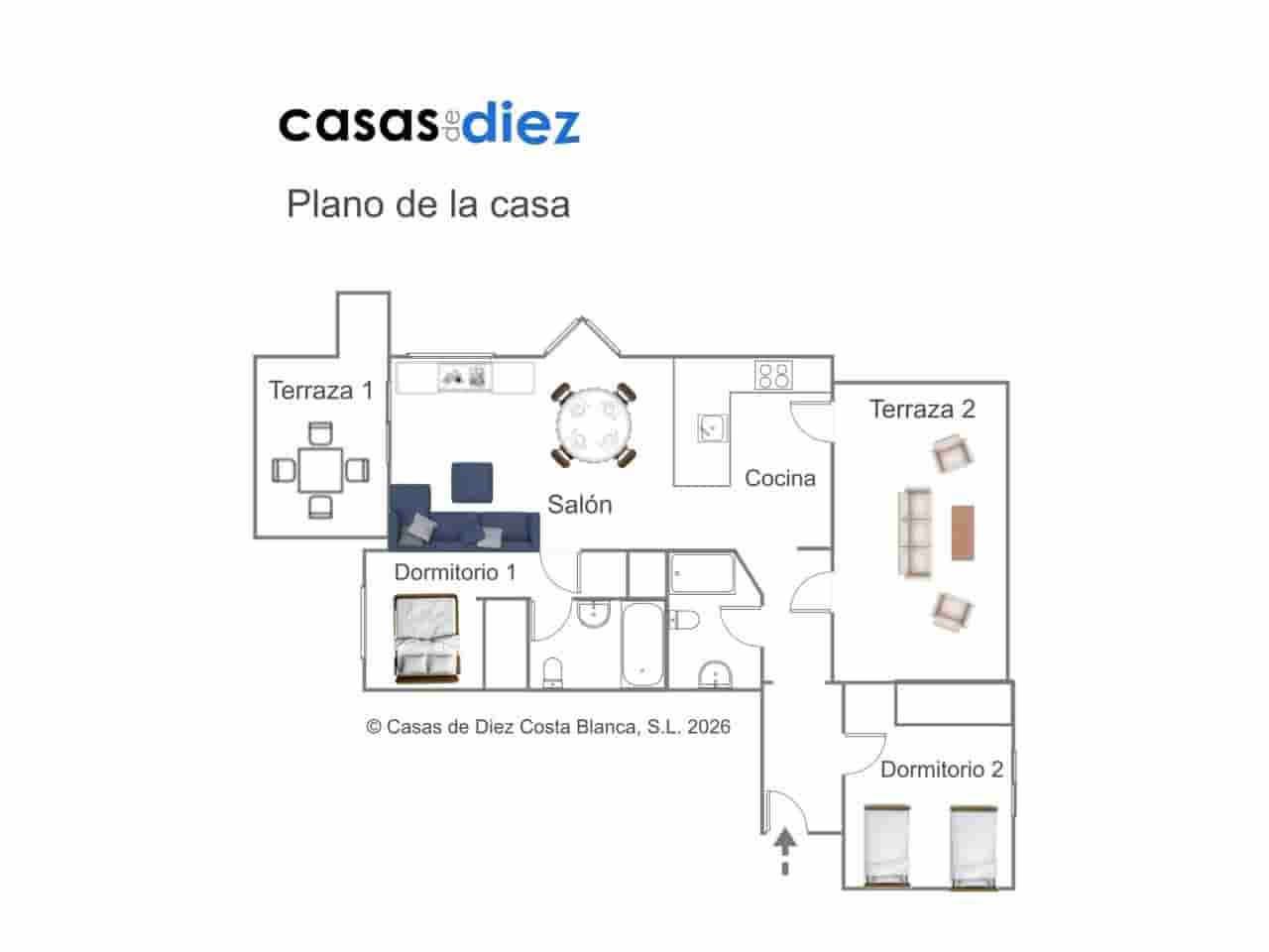 2 chambre Appartement à vendre à Oliva Nova avec piscine garage - 490 000 € (Ref: 10044250)