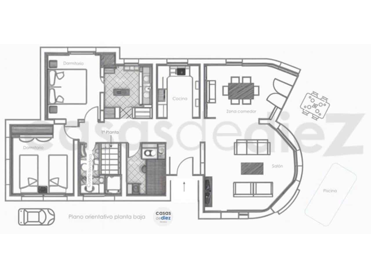 3 bedroom Villa for sale in Oliva Nova with pool garage - € 595,000 (Ref: 9425857)