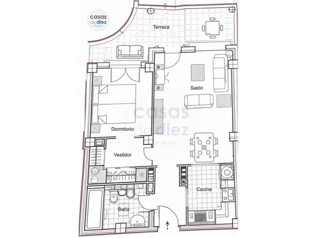 1 camera da letto Appartamento in vendita in Oliva Nova con piscina garage - 186.500 € (Rif: 9425863)