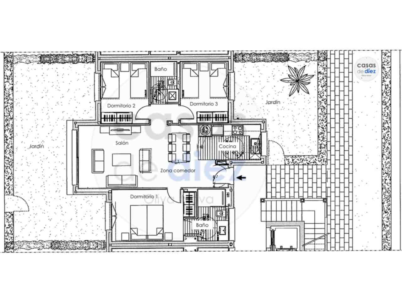 3 bedroom Apartment for sale in Oliva Nova with pool garage - € 340,000 (Ref: 9425875)