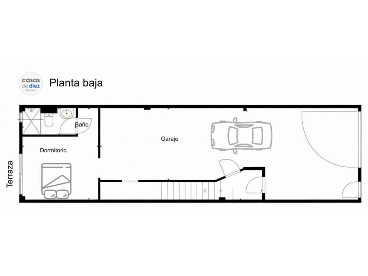 4 sypialnia Dom na sprzedaż w Miasto Walencja z basenem garażem - 315 000 € (Ref: 9793837)
