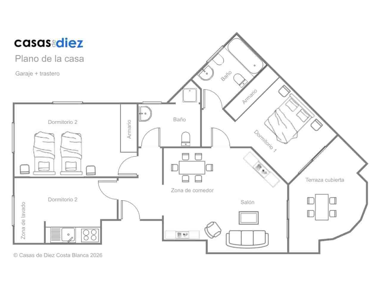 2 sovrum Lägenhet till salu i Oliva Nova med pool garage - 271 000 € (Ref: 9915122)