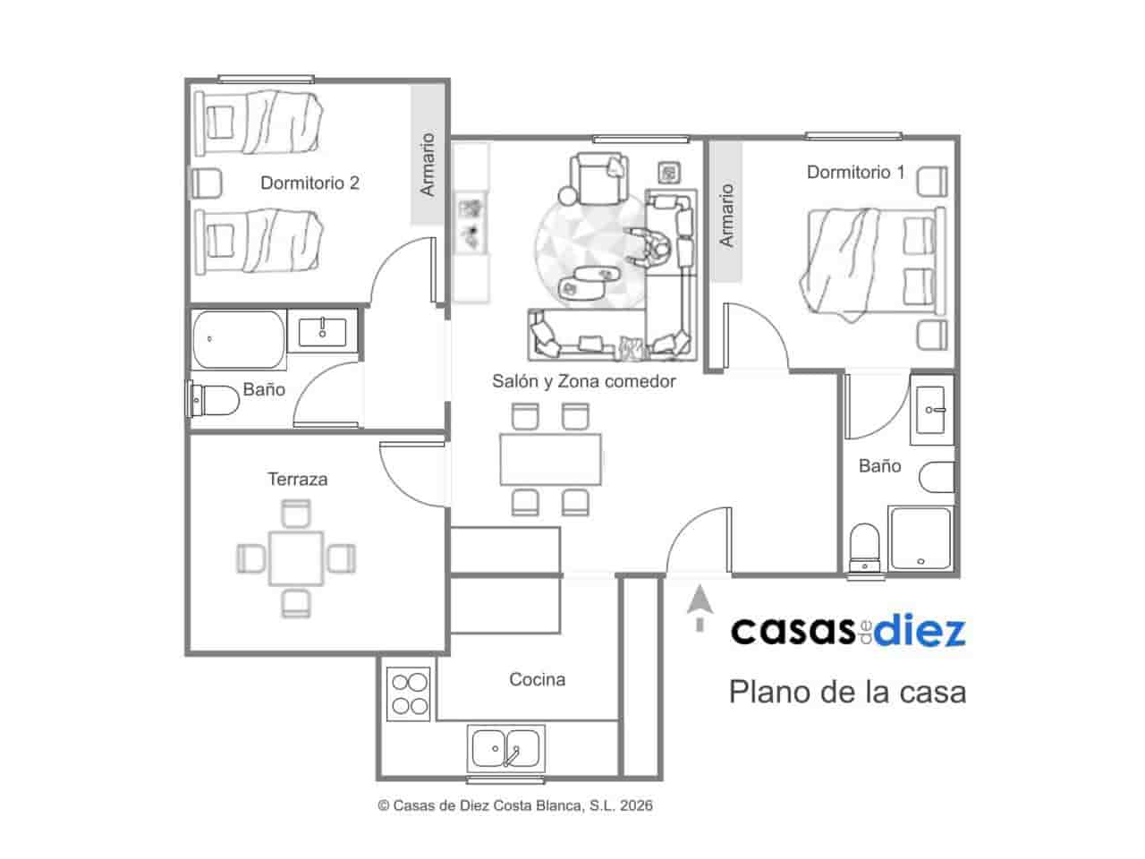 2 sypialnia Apartament na sprzedaż w Oliva Nova z basenem garażem - 237 000 € (Ref: 9949053)