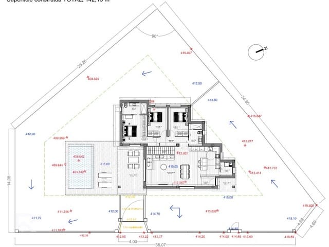 3 chambre Villa/Maison à vendre à La Drova, Barx avec garage - 594 000 € (Ref: 9578774)