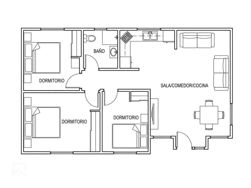 3 bedroom Villa for sale in Villalonga with garage - € 149,000 (Ref: 9800596)