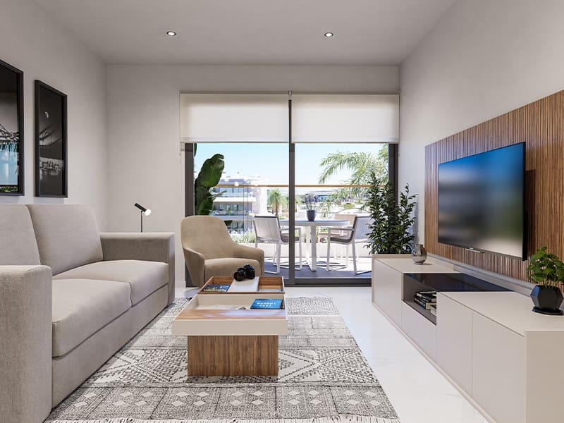 2 soveværelse Lejlighed til salg i Torrevieja med swimmingpool garage - € 332.000 (Ref: 10030157)