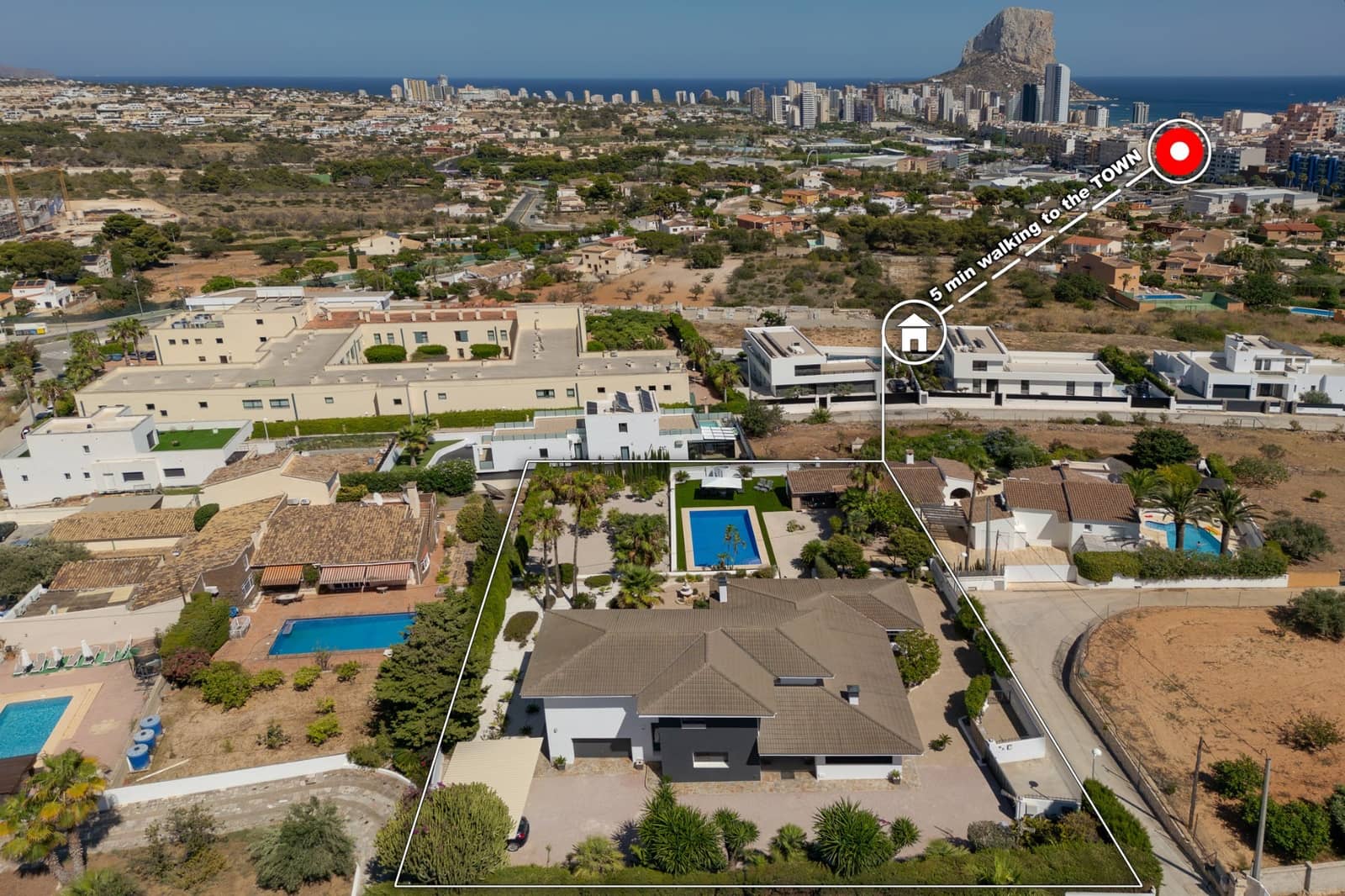 5 Zimmer Villa zu verkaufen in Calpe / Calp mit Pool - 1.650.000 € (Ref: 10048744)