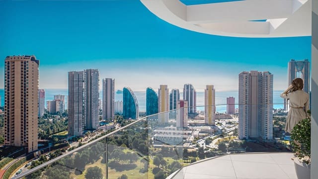 3 soveværelse Lejlighed til salg i Via Parque, Benidorm med swimmingpool garage - € 601.000 (Ref: 10054847)