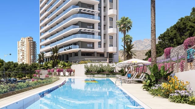 3 soveværelse Lejlighed til salg i Via Parque, Benidorm med swimmingpool garage - € 601.000 (Ref: 10054847)