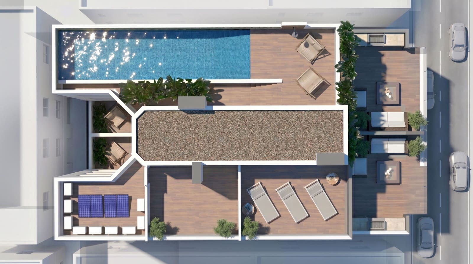 2 soverom Penthouse til salgs i Guardamar del Segura med svømmebasseng - € 315 000 (Ref: 10099657)