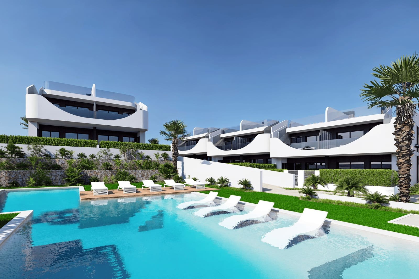 Bungalow de 2 habitaciones en San Miguel de Salinas en venta con piscina garaje - 280.000 € (Ref: 10114545)