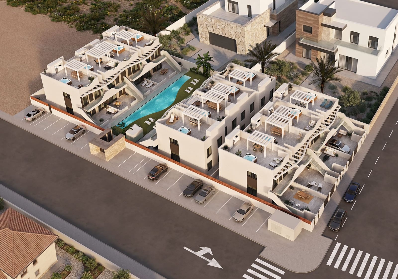 2 Zimmer Bungalow zu verkaufen in Pilar de la Horadada mit Pool Garage - 290.000 € (Ref: 10176374)