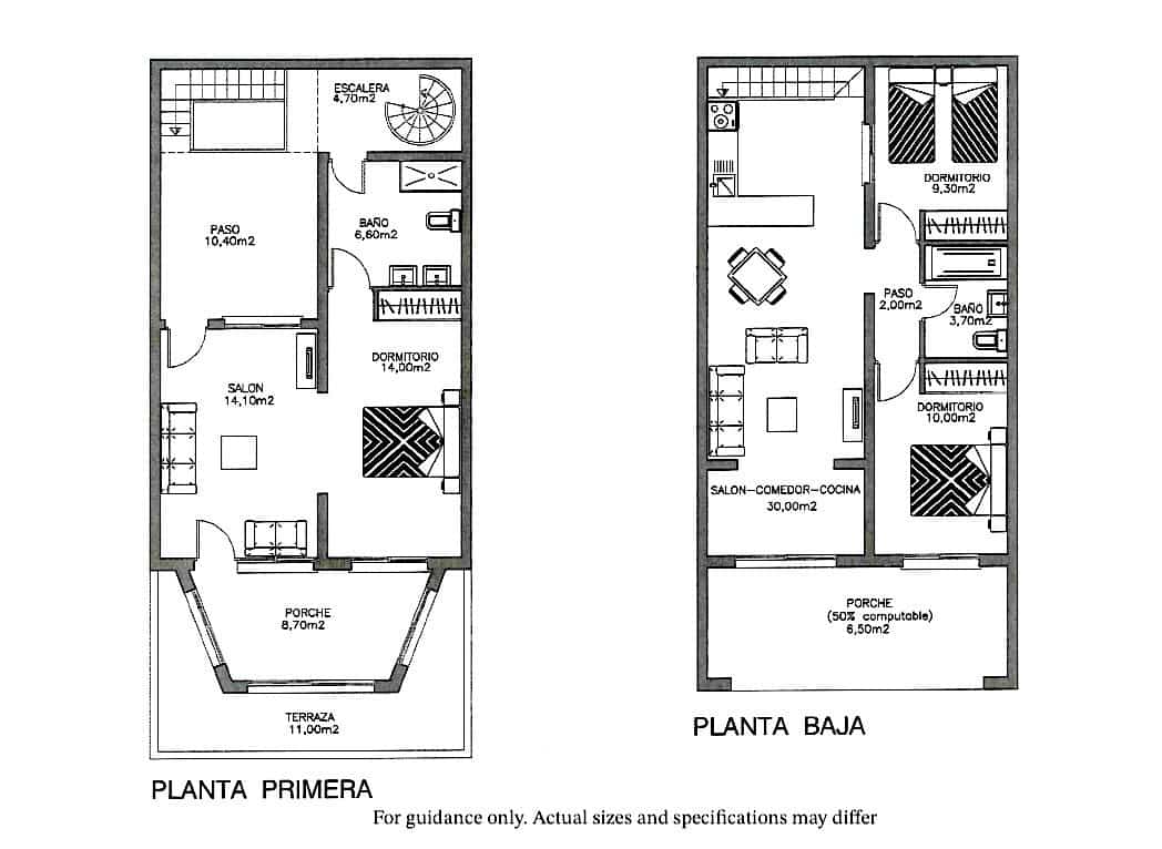 Chalet de 3 habitaciones en La Zenia en venta con piscina - 350.000 € (Ref: 10182488)