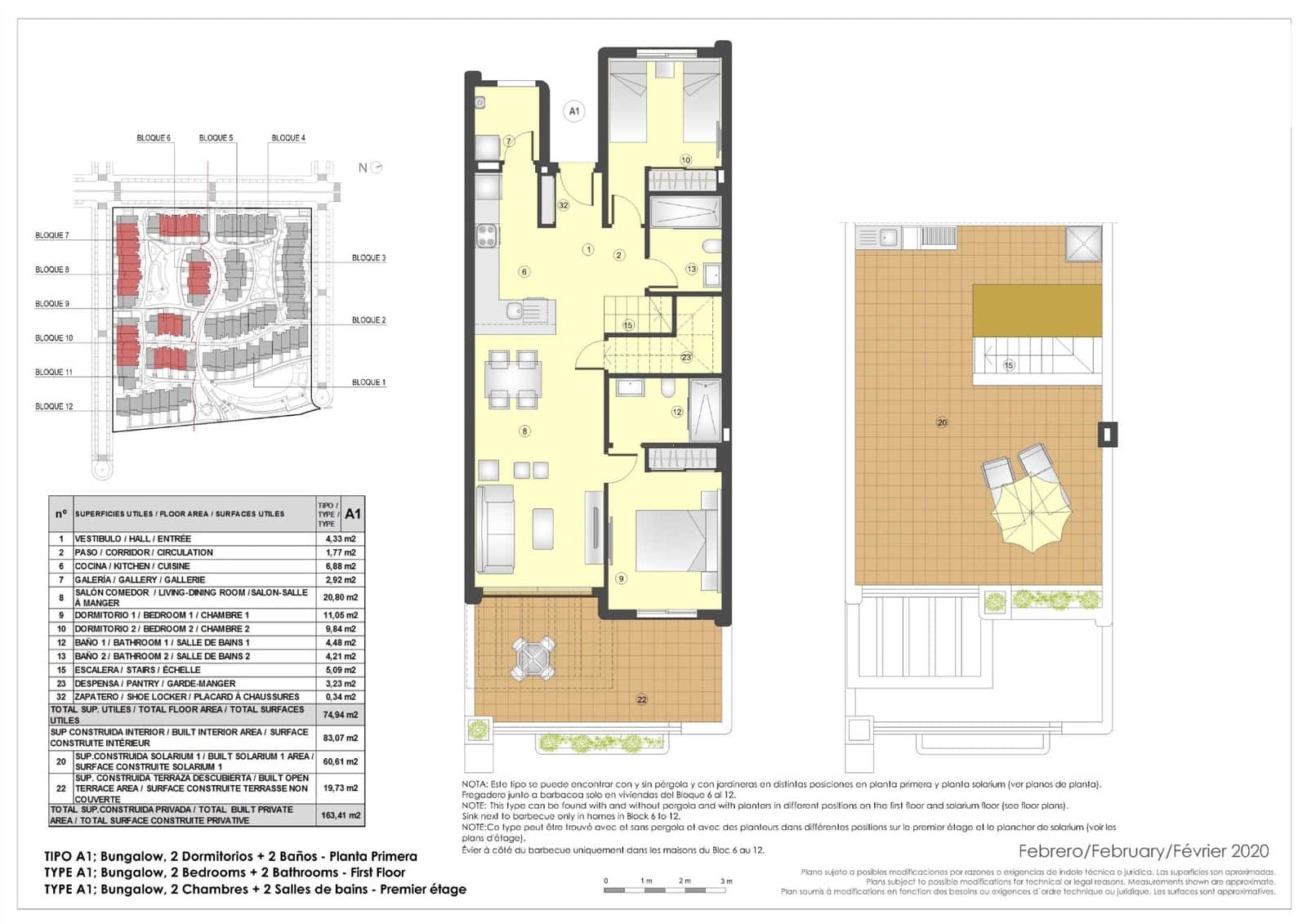 Bungalow de 3 habitaciones en Pulpí en venta con piscina - 228.000 € (Ref: 8566991)