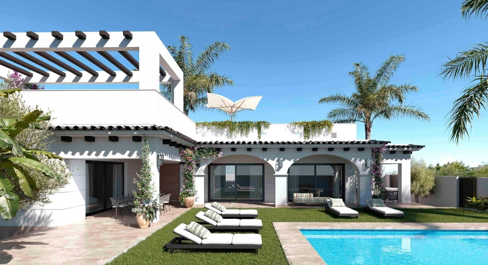 3 Zimmer Villa zu verkaufen in Ciudad Quesada mit Pool Garage - 765.230 € (Ref: 9216021)