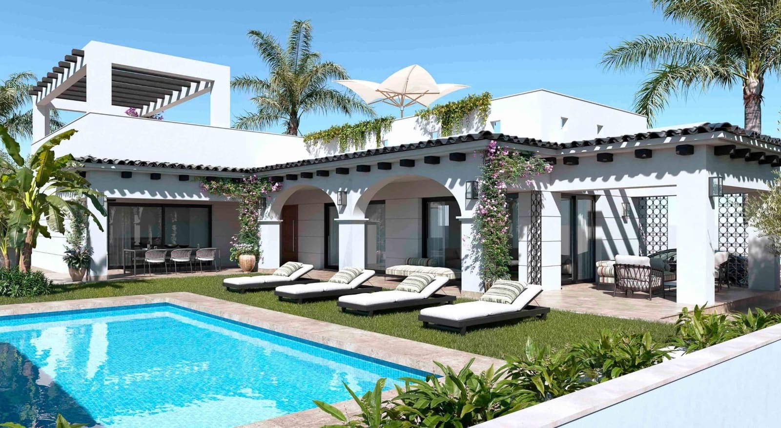 3 Zimmer Villa zu verkaufen in Ciudad Quesada mit Pool Garage - 765.230 € (Ref: 9216021)