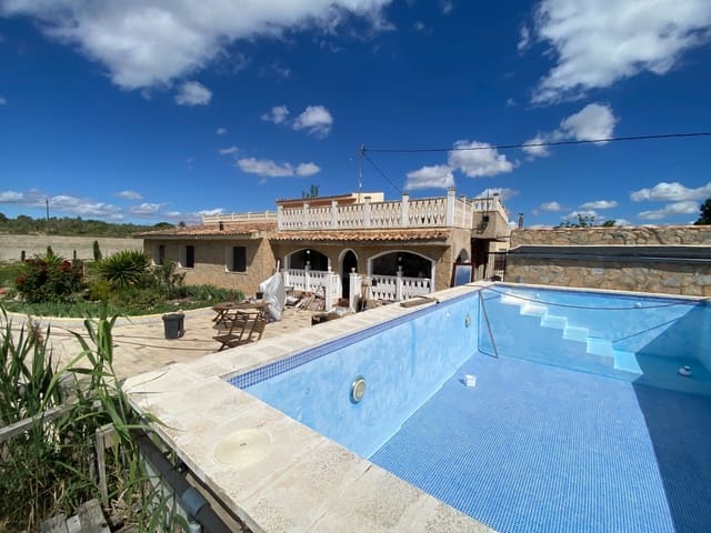 6 bedroom Finca/Country House for sale in Sax with pool - € 275,000 (Ref: 9285592)