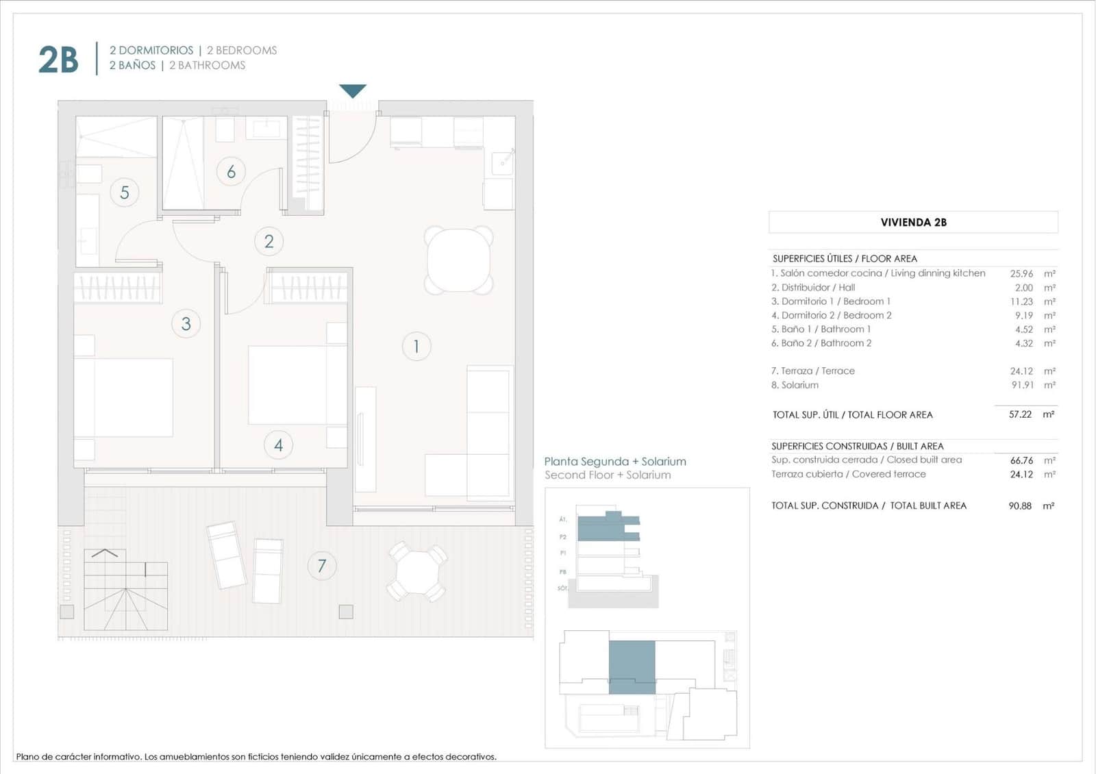 2 quarto Penthouse para venda em Benijofar com piscina garagem - 410 000 € (Ref: 9453164)