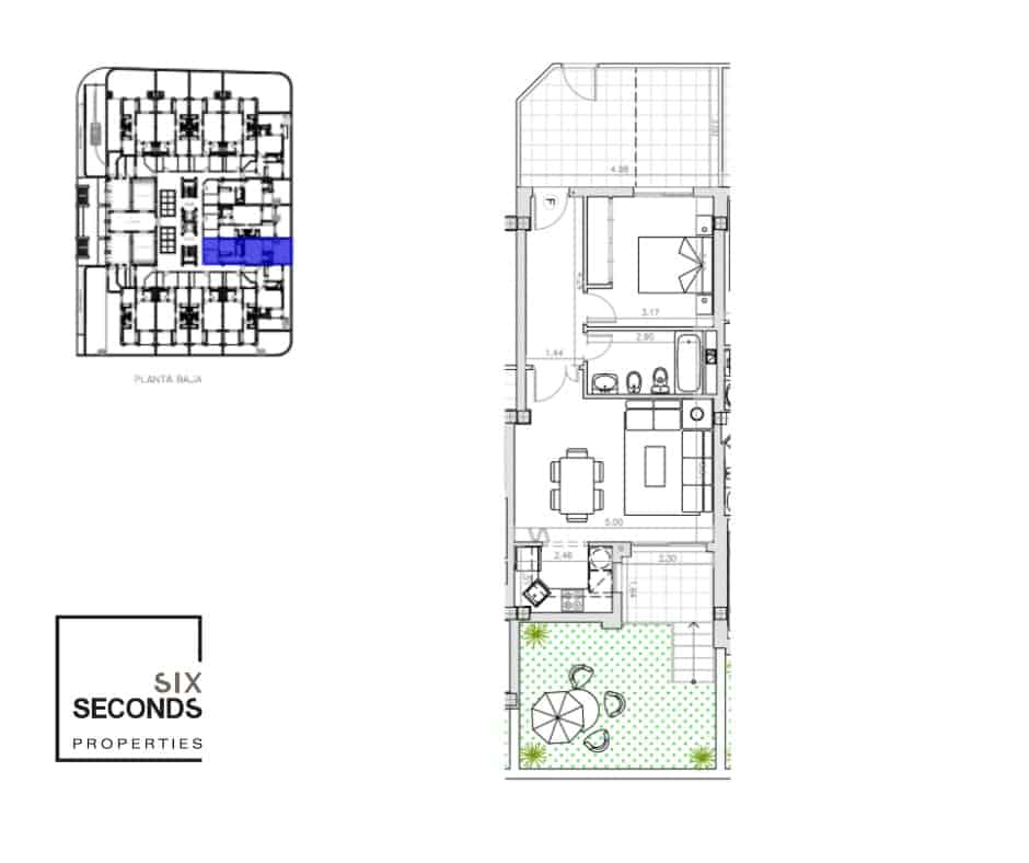 1 bedroom Apartment for sale in Orihuela Costa with pool - € 136,500 (Ref: 9464642)