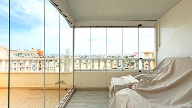 2 Zimmer Penthouse zu verkaufen in El Molino, Torrevieja mit Pool - 169.900 € (Ref: 9464680)