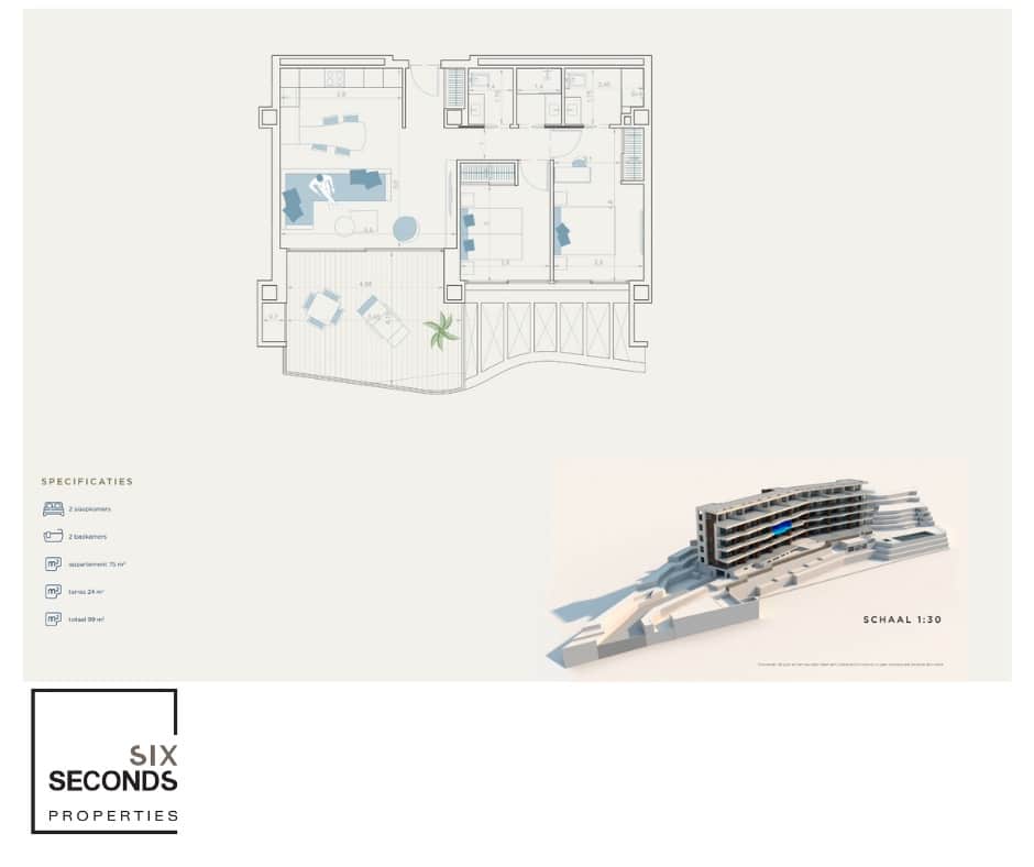 Apartamento Playa de 2 habitaciones en La Villajoyosa / Vila Joiosa en venta con piscina garaje - 795.000 € (Ref: 9464695)