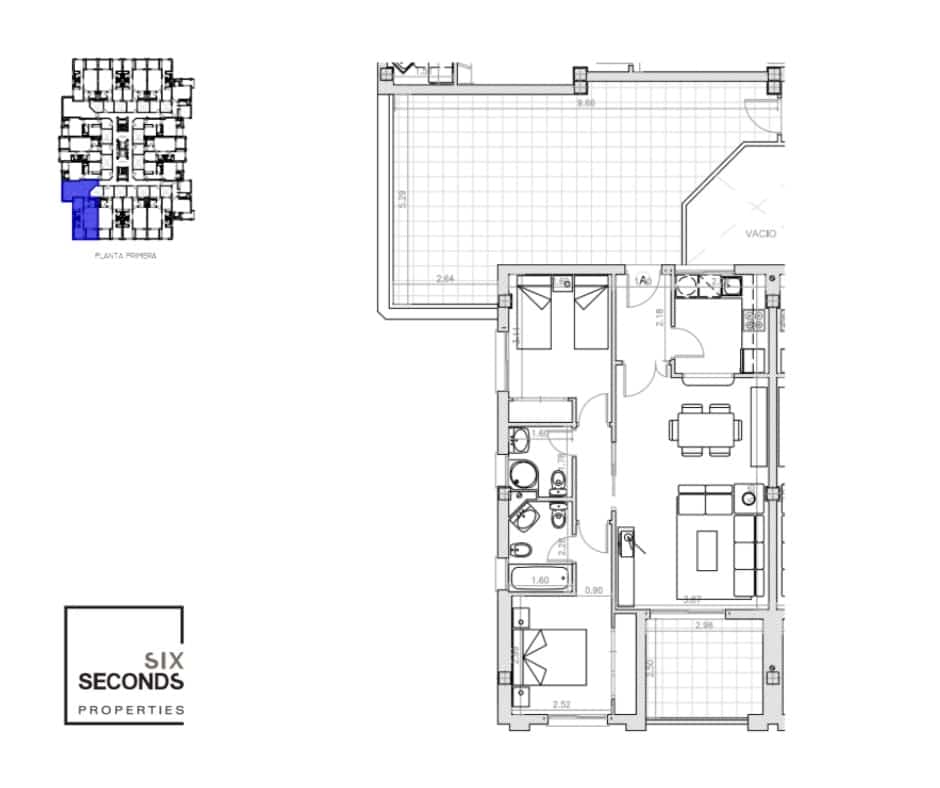 2 sypialnia Apartament na sprzedaż w Orihuela Costa z basenem - 190 500 € (Ref: 9464707)