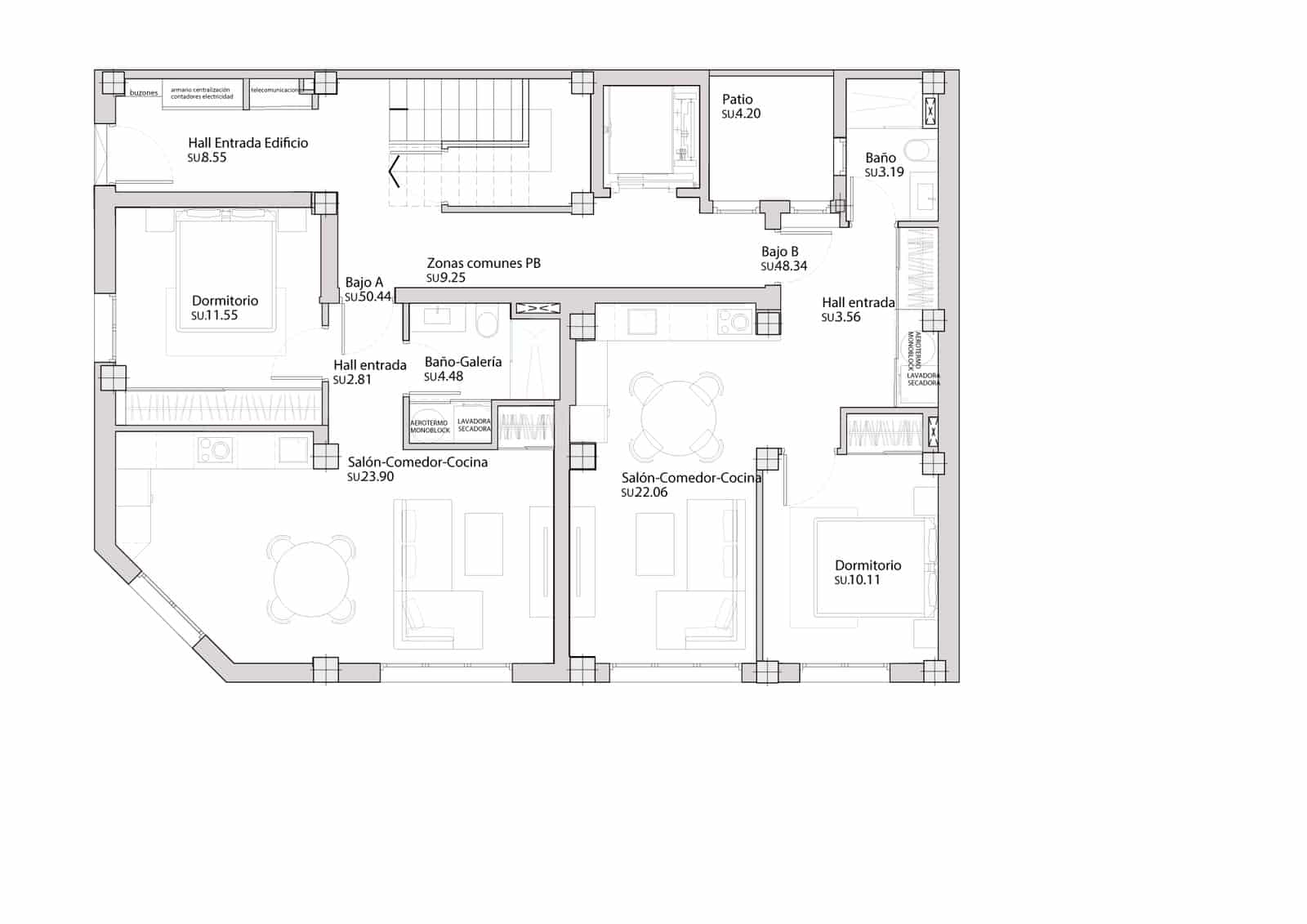 1 soverom Leilighet til salgs i Guardamar del Segura med svømmebasseng - € 170 000 (Ref: 9464747)