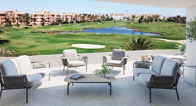 2 soveværelse Strandlejlighed til salg i Las Lomas de Rame - Bahía Bella, Los Alcázares med swimmingpool - € 279.900 (Ref: 9512656)