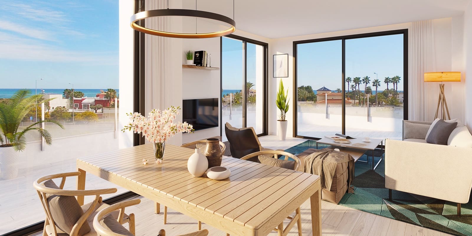 3 soveværelse Lejlighed til salg i Playa Flamenca med swimmingpool - € 395.000 (Ref: 9582477)