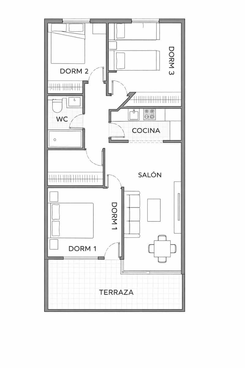 3 sovrum Lägenhet till salu i Orihuela Costa med pool - 240 000 € (Ref: 9594804)