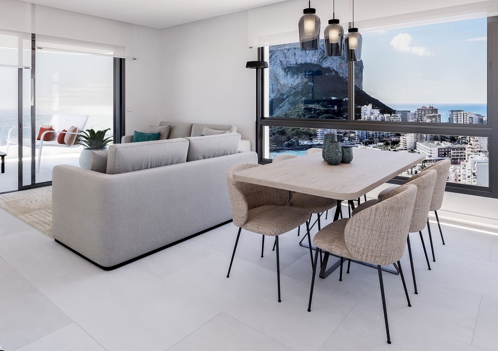 2 camera da letto Appartamento sulla Spiaggia in vendita in Calpe / Calp con piscina - 625.000 € (Rif: 9598828)