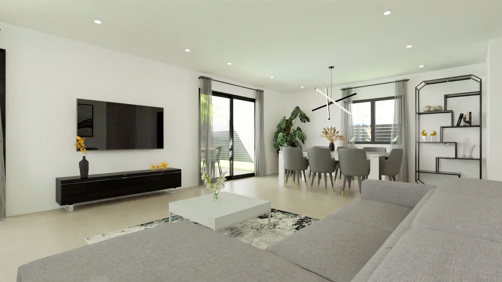 3 makuuhuone Huvila myytävänä paikassa Monforte del Cid - 450 500 € (Ref: 9629837)