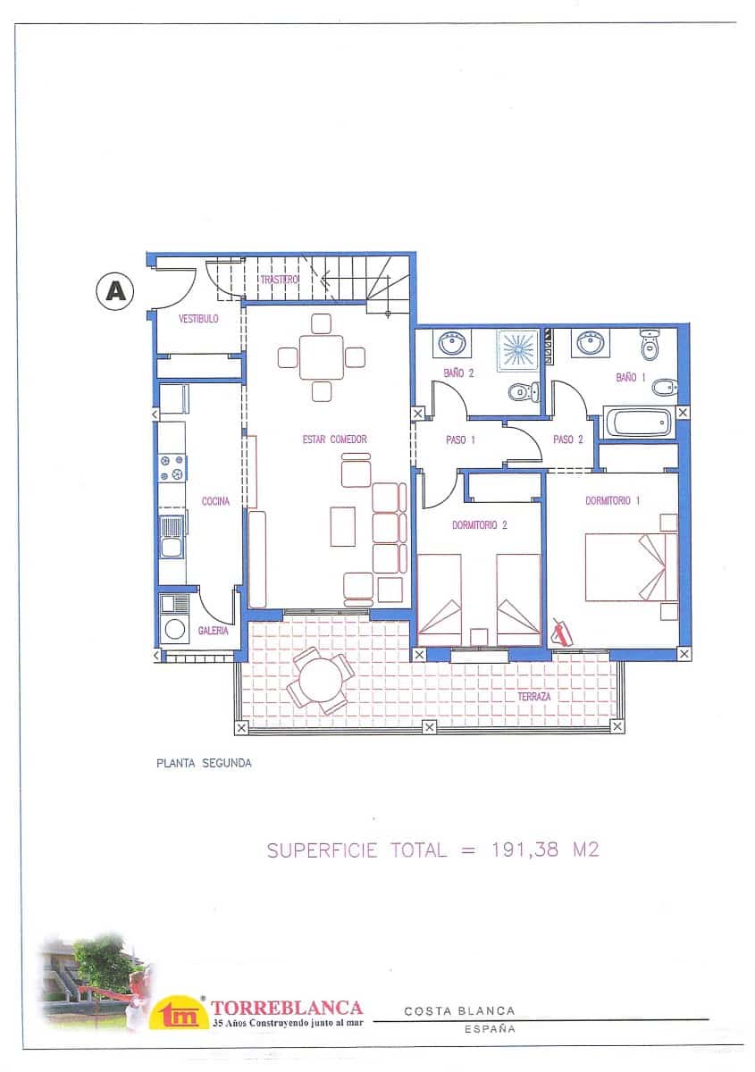 3 Zimmer Penthouse zu verkaufen in Playa Flamenca mit Pool Garage - 379.000 € (Ref: 9651360)