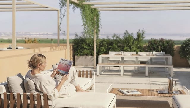 2 soveværelse Bungalow til salg i Los Balcones - Los Altos, Torrevieja med swimmingpool - € 259.000 (Ref: 9780140)