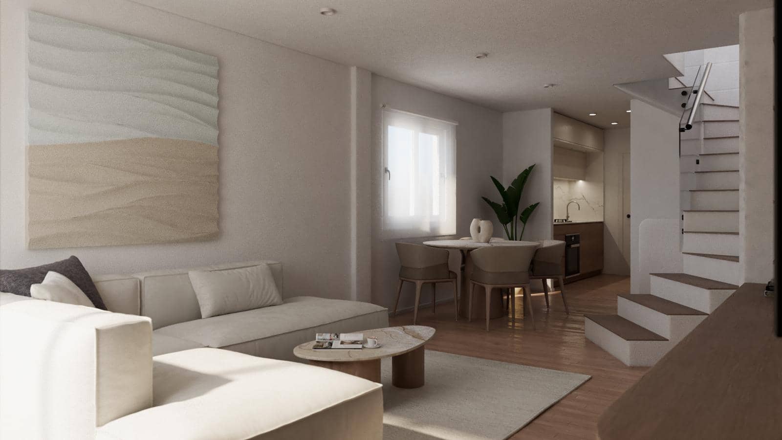 2 makuuhuone Rivitalo myytävänä paikassa Portman mukana uima-altaan - 215 000 € (Ref: 9798738)