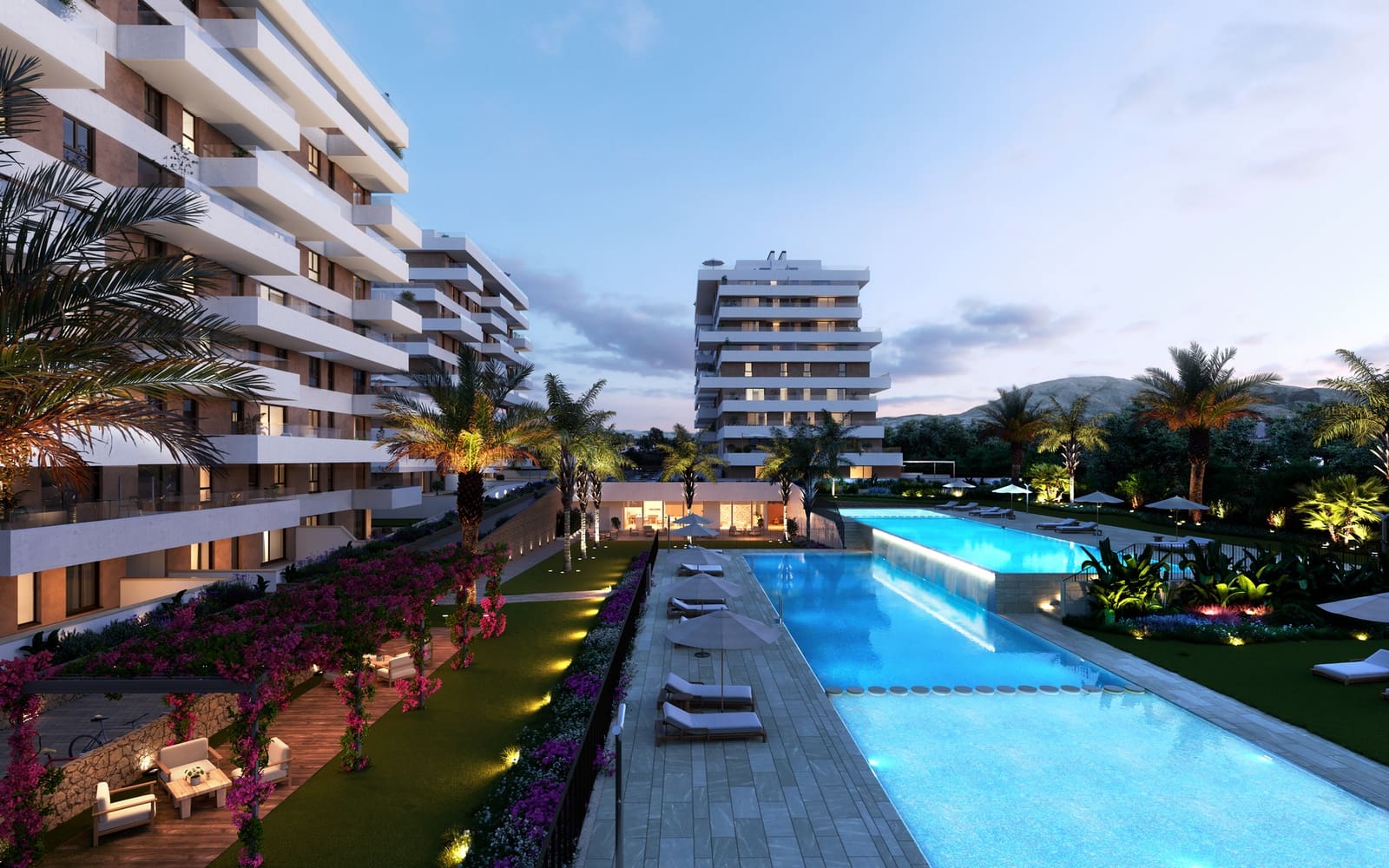 Apartamento de 2 habitaciones en La Villajoyosa / Vila Joiosa en venta con piscina garaje - 385.000 € (Ref: 9893974)
