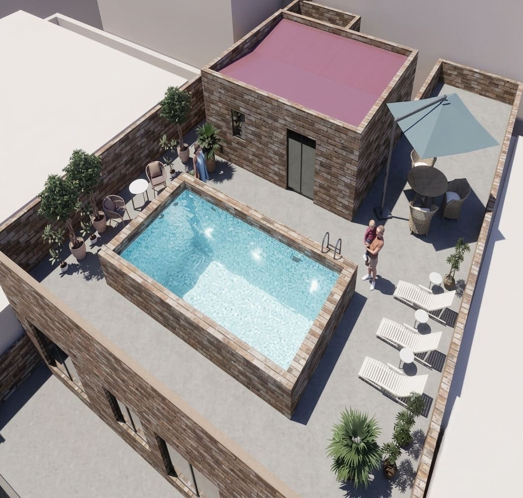 1 chambre Appartement à vendre à Torrevieja avec piscine - 164 496 € (Ref: 9949345)