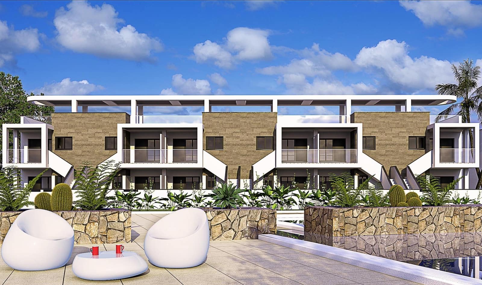 2 soveværelse Bungalow til salg i Pilar de la Horadada med swimmingpool - € 339.000 (Ref: 9860427)