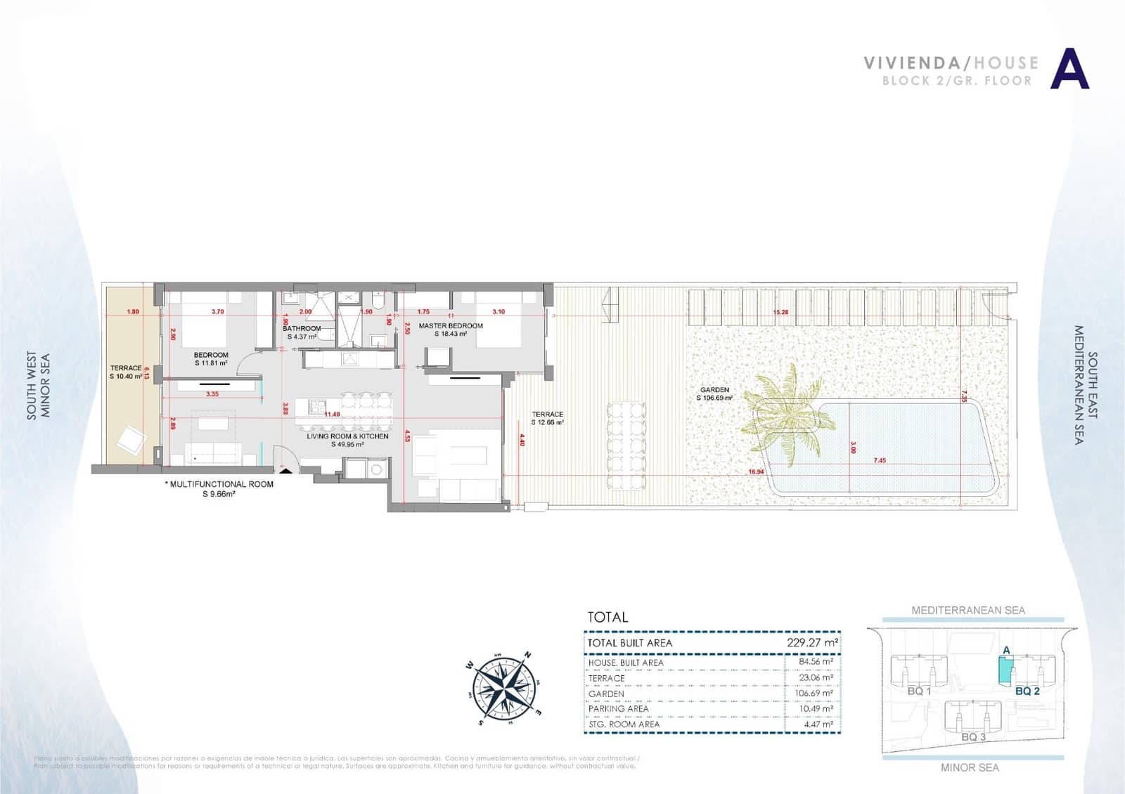 3 bedroom Apartment for sale in La Manga del Mar Menor with pool - € 890,000 (Ref: 9860456)