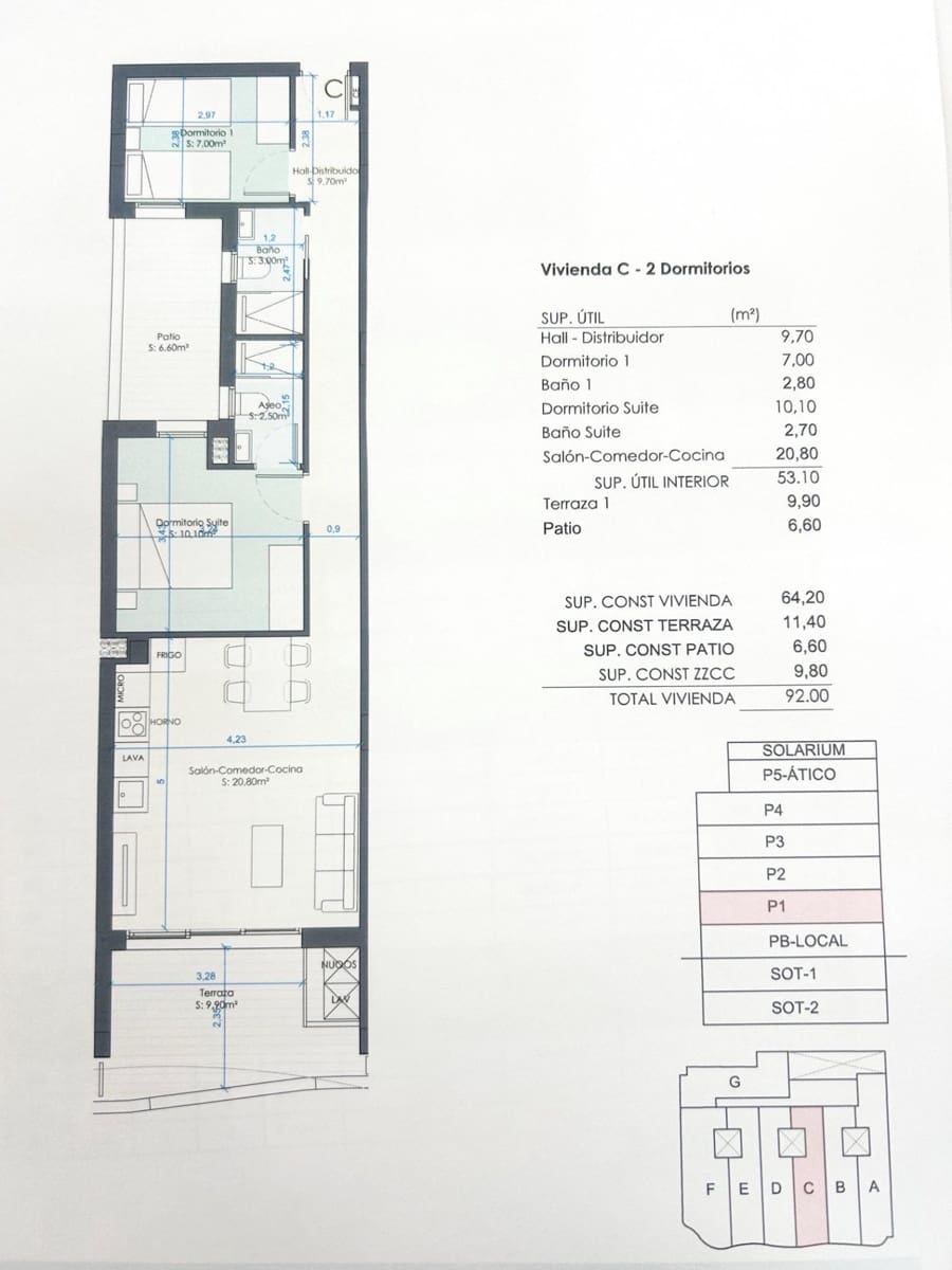 2 camera da letto Appartamento in vendita in Torrevieja con piscina garage - 369.000 € (Rif: 9860477)