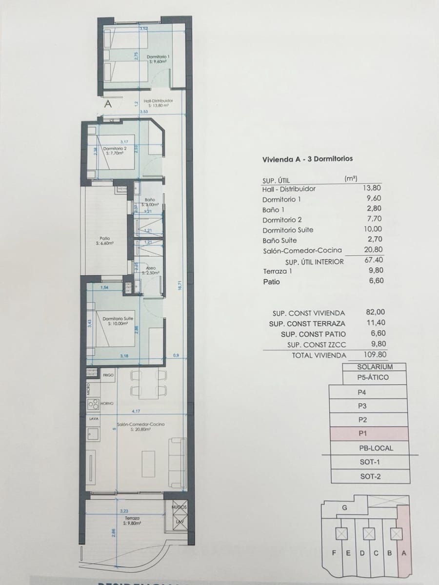 3 soverom Leilighet til salgs i Torrevieja med svømmebasseng garasje - € 439 000 (Ref: 9860478)