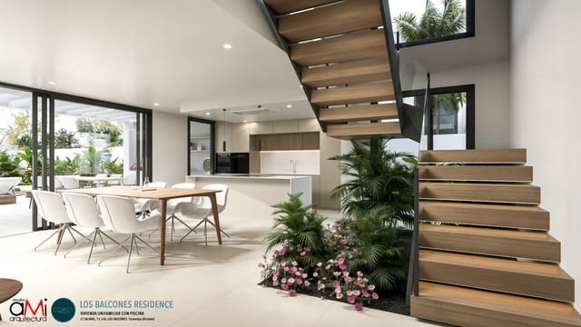 4 makuuhuone Huvila myytävänä paikassa Los Balcones mukana uima-altaan - 850 000 € (Ref: 9761631)